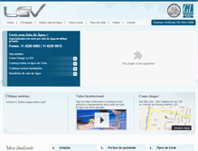 Tablet Screenshot of cortejatoagua.com.br